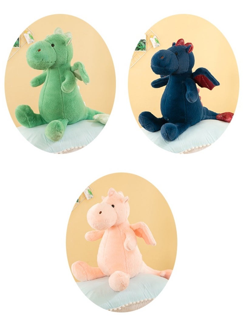 30 CM Cute Dinosaur Plush Toy Soft Stuffed Cute Cartoon Doll For Girls And Boys All Ages Gift（Green） - Image 5